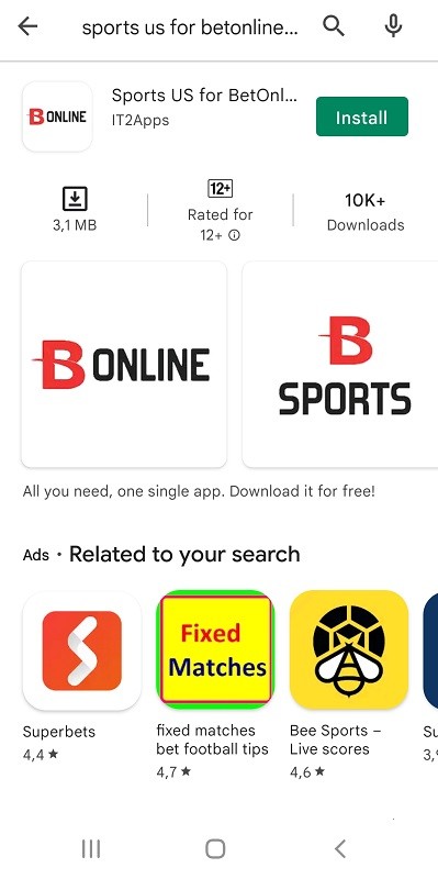 BetOnline Soccer Betting App Download
