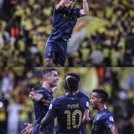 كريستيانو رونالدو يتألق والنصر يحقق فوزاً ساحقاً في الدوري السعودي