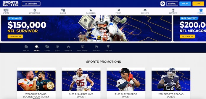 sportsbetting.ag NFL betting promos